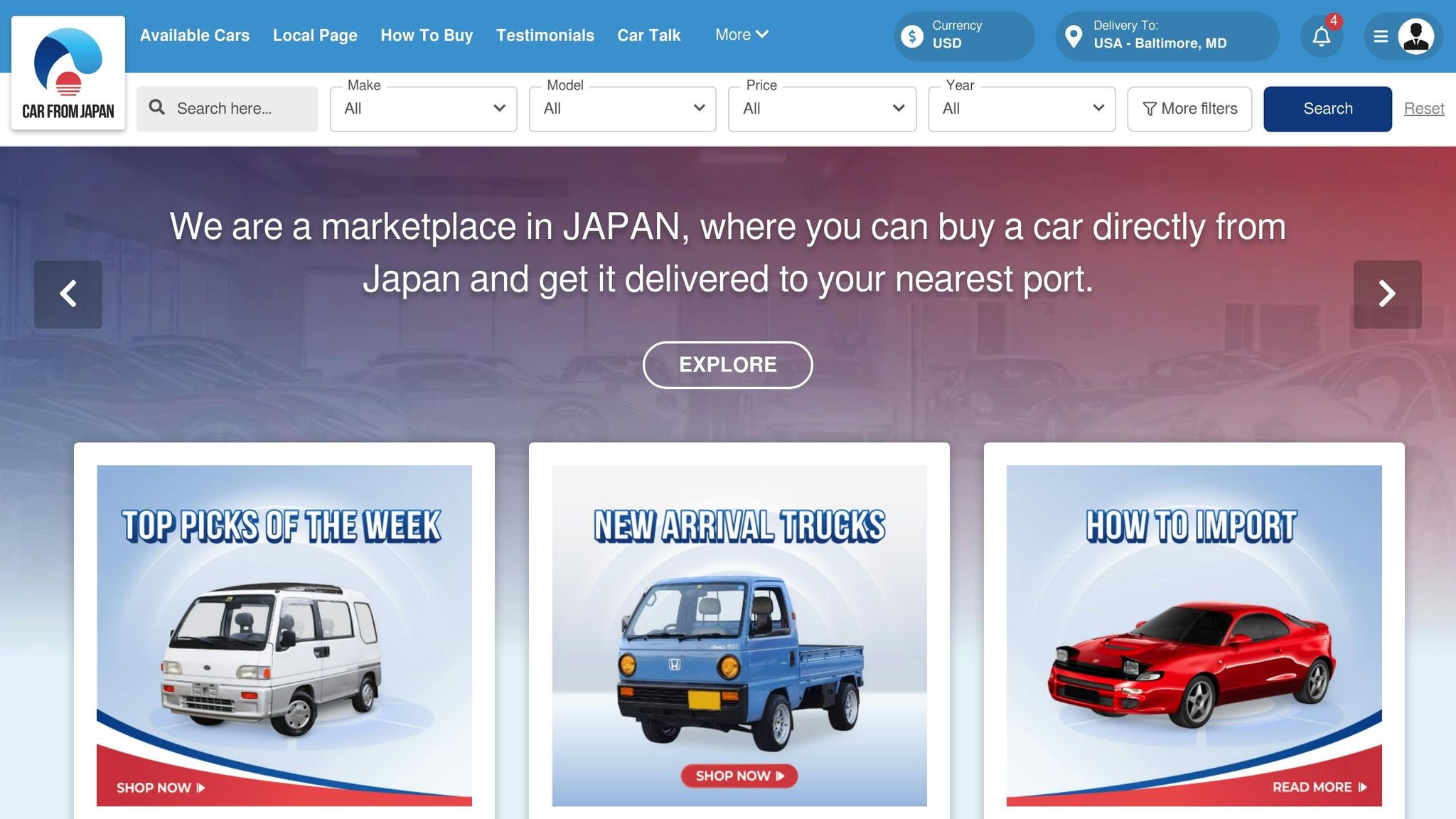 Car from Japan