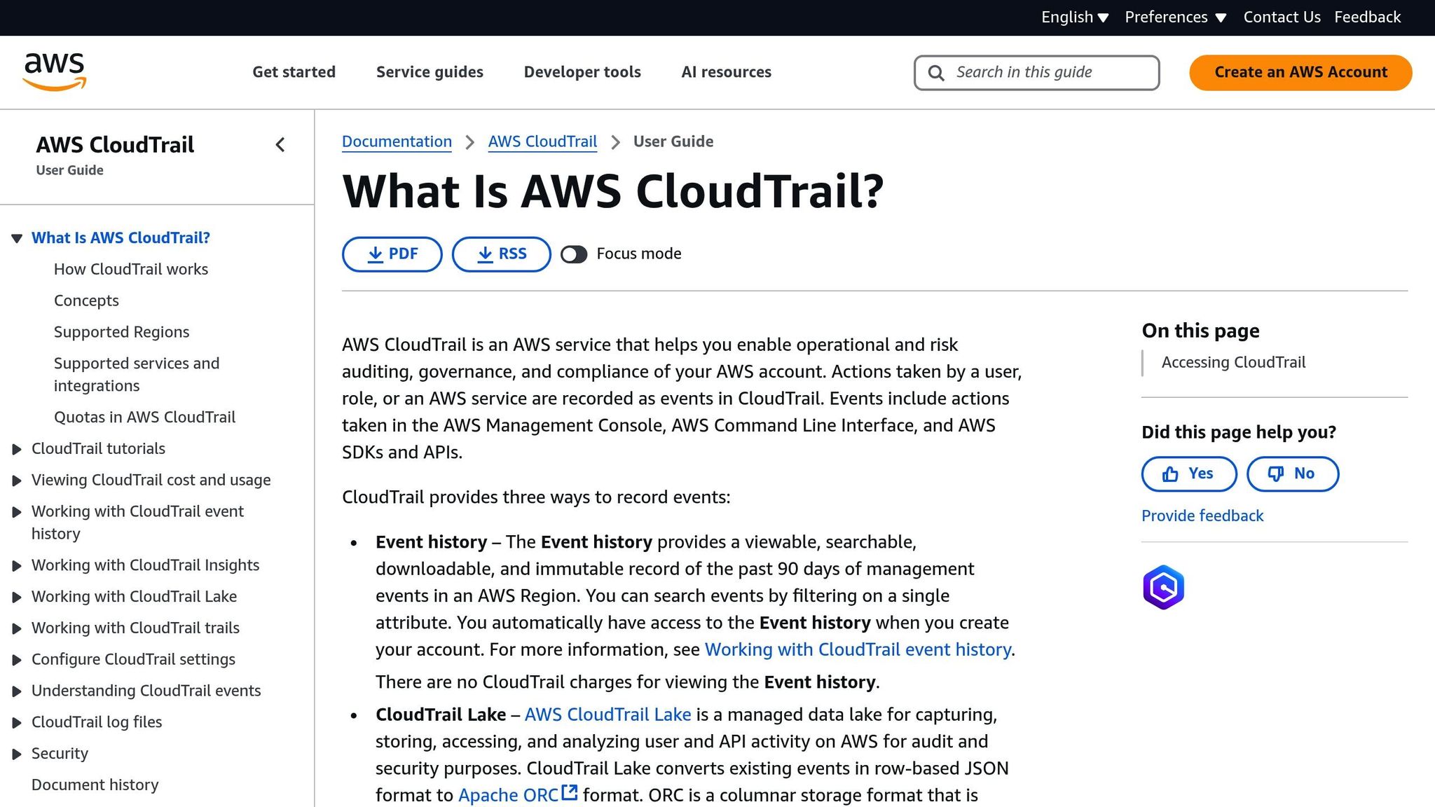 AWS CloudTrail