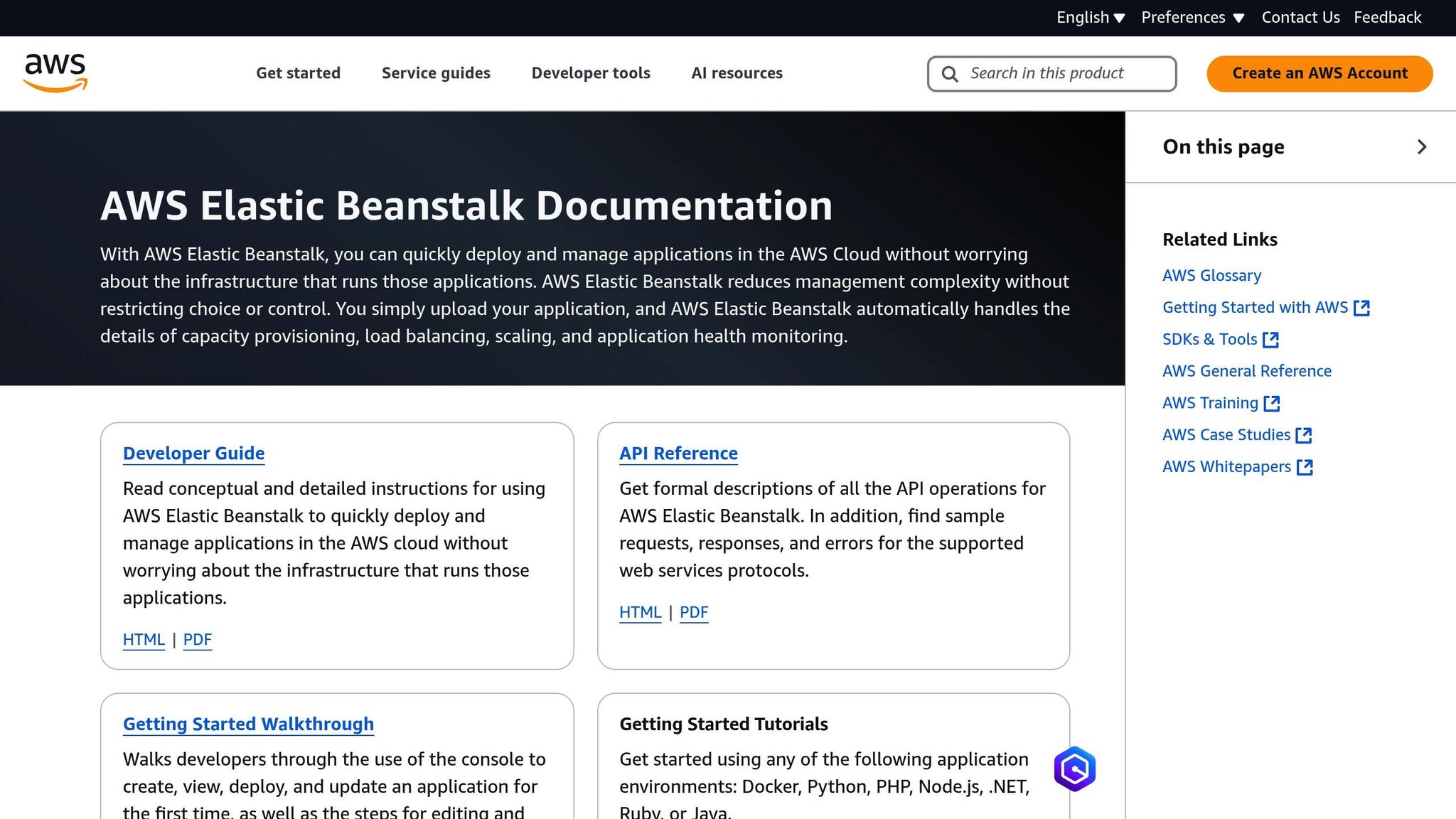 AWS Elastic Beanstalk