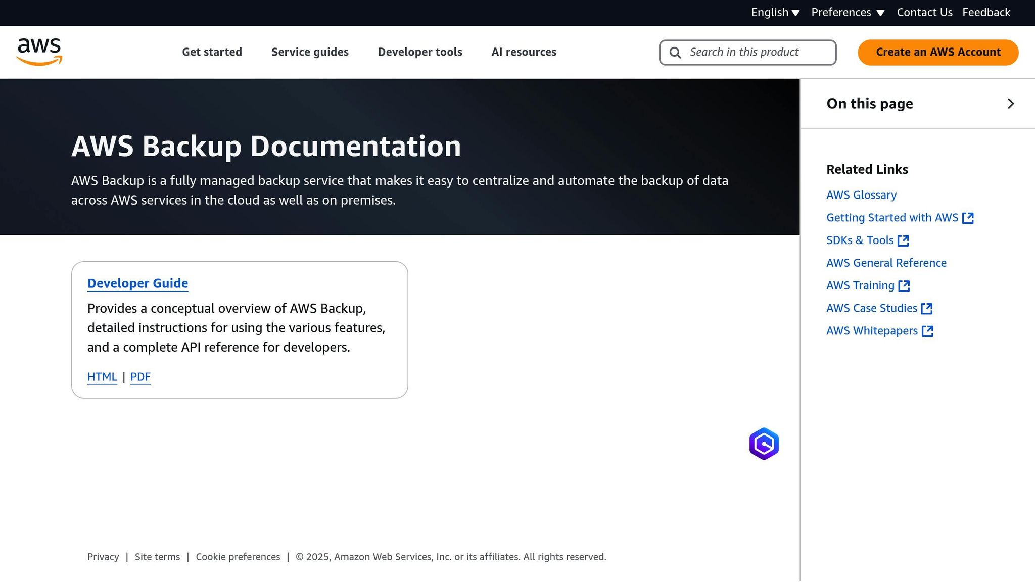 AWS Backup