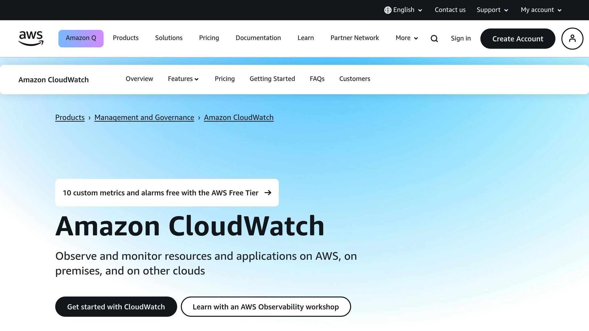 Amazon CloudWatch