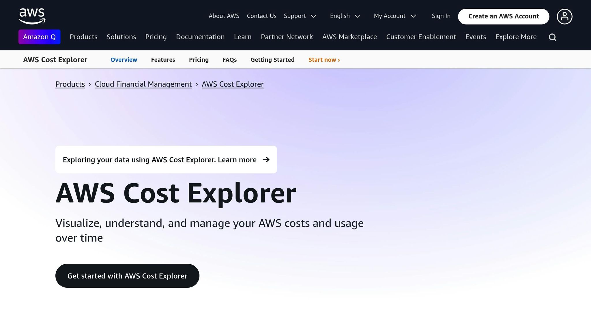 AWS Cost Explorer