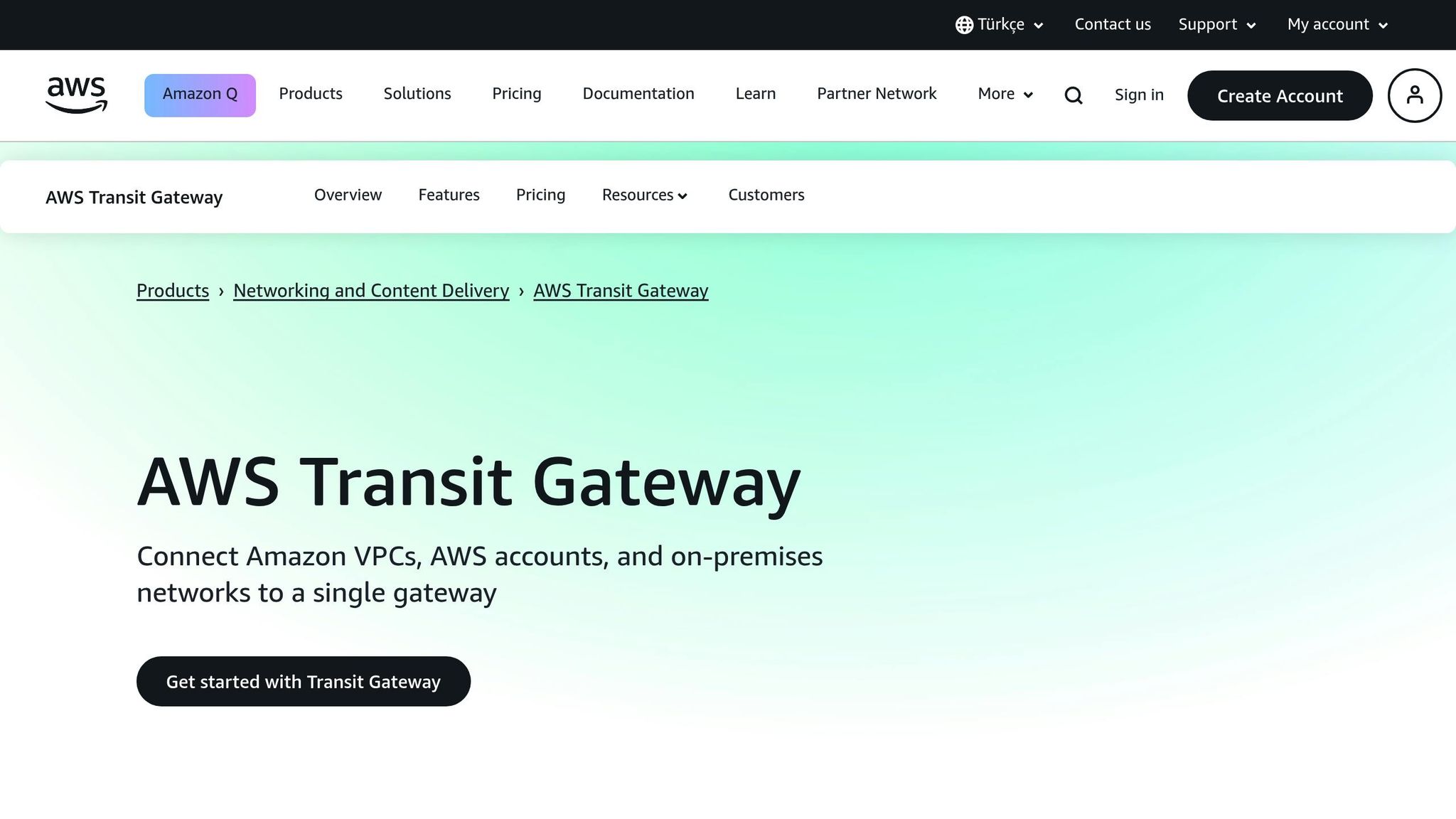 Transit Gateway