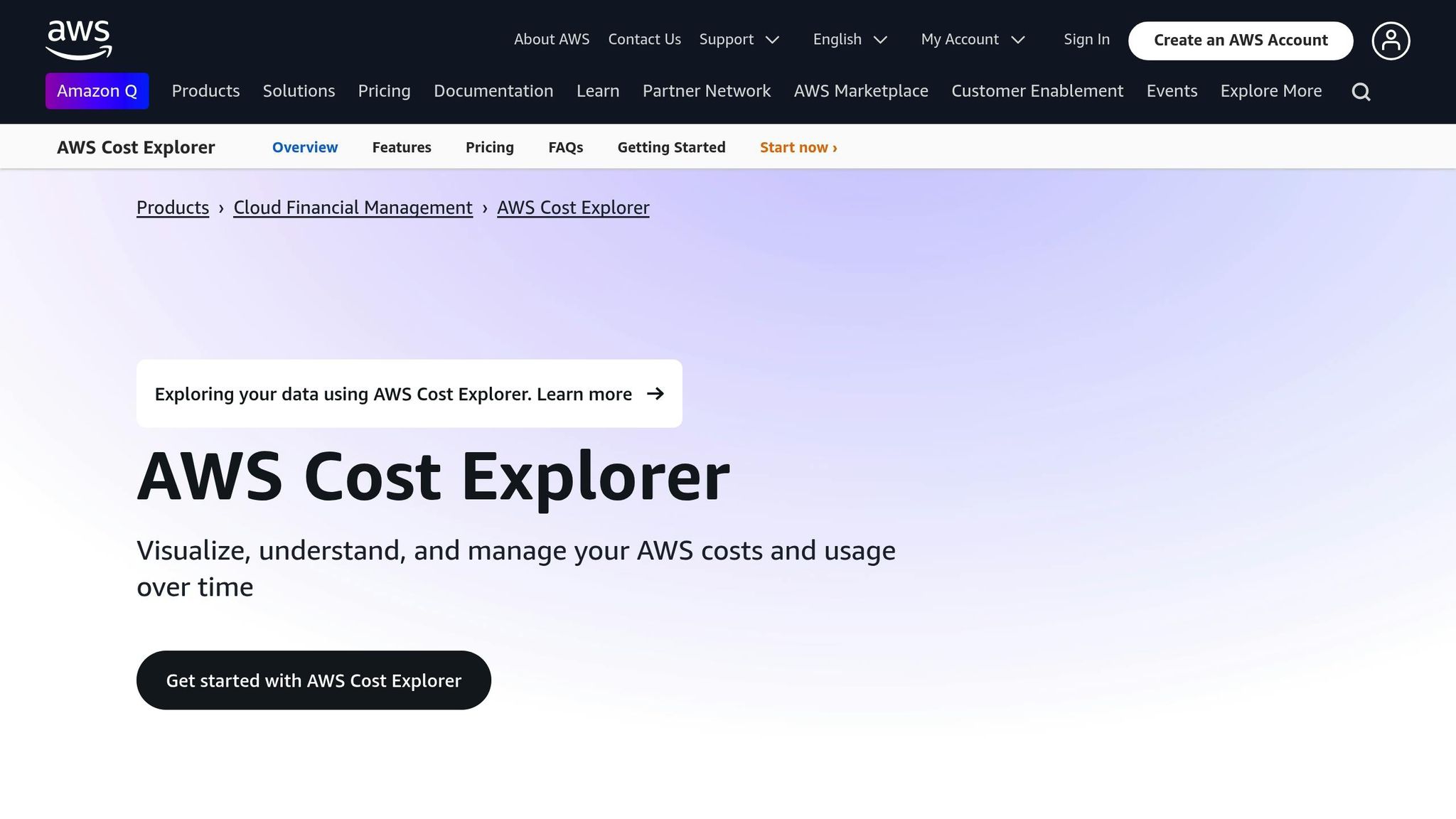 AWS Cost Explorer