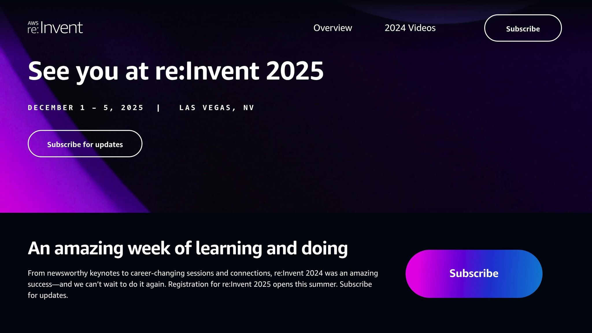 AWS re:Invent