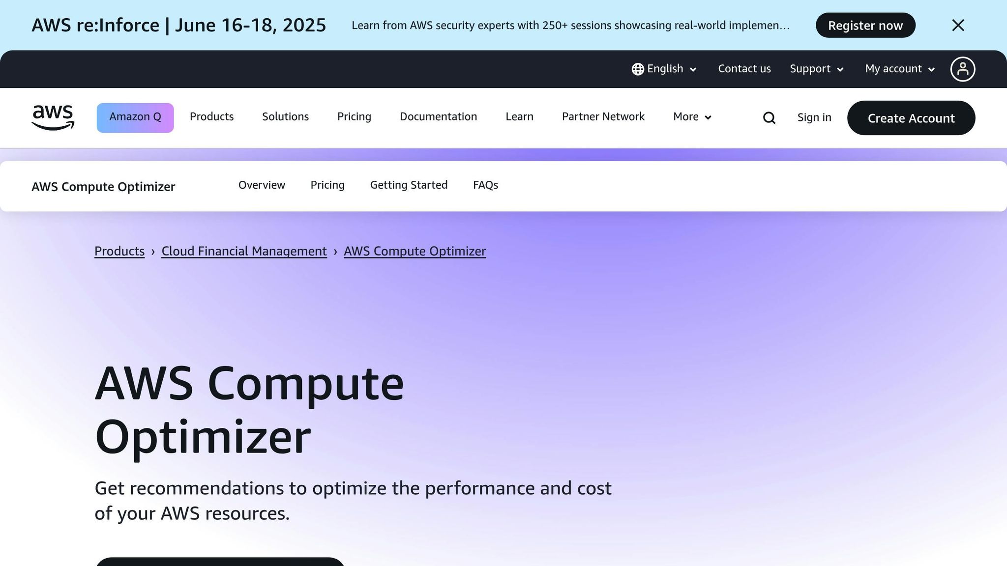 AWS Compute Optimizer