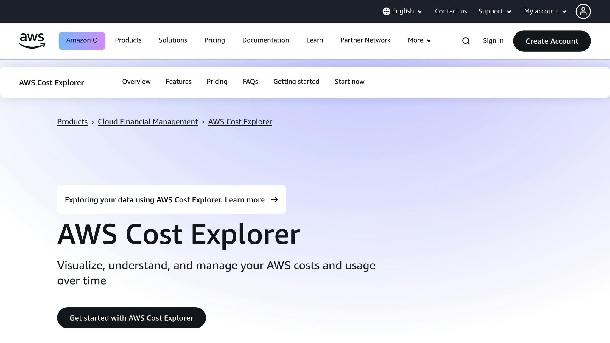 AWS Cost Explorer
