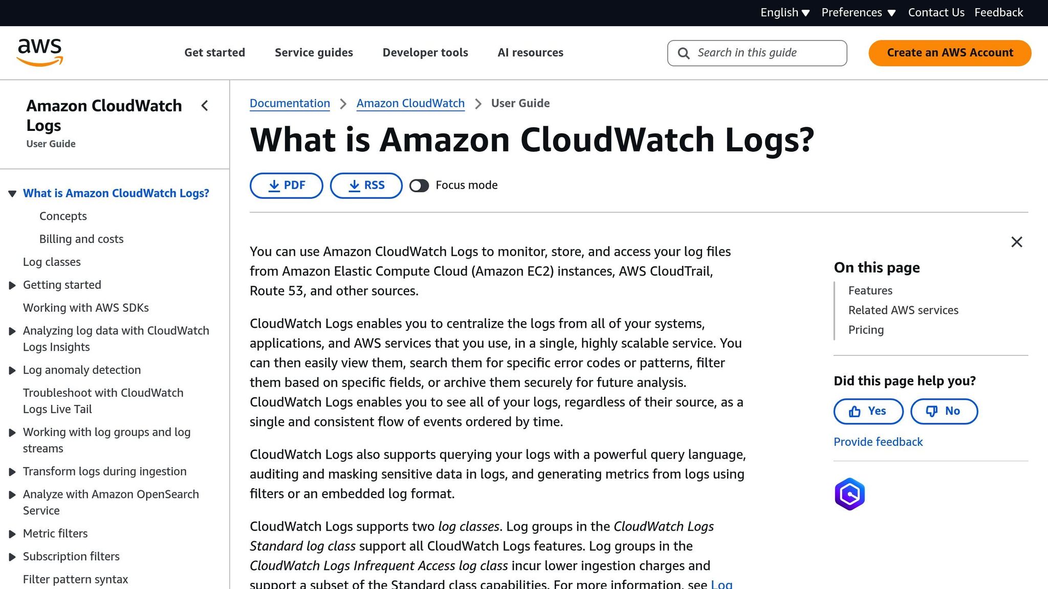 CloudWatch Logs