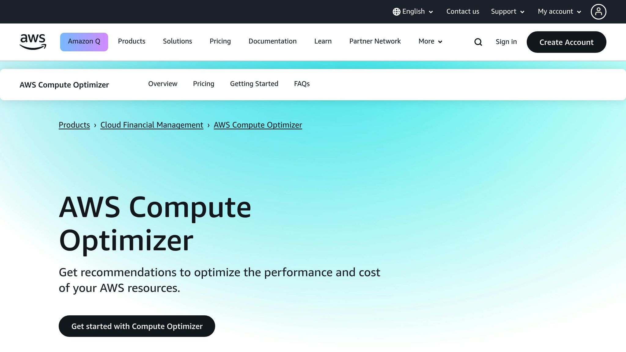 AWS Compute Optimizer