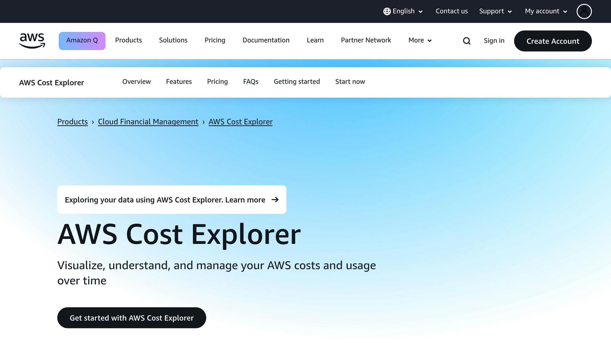 AWS Cost Explorer