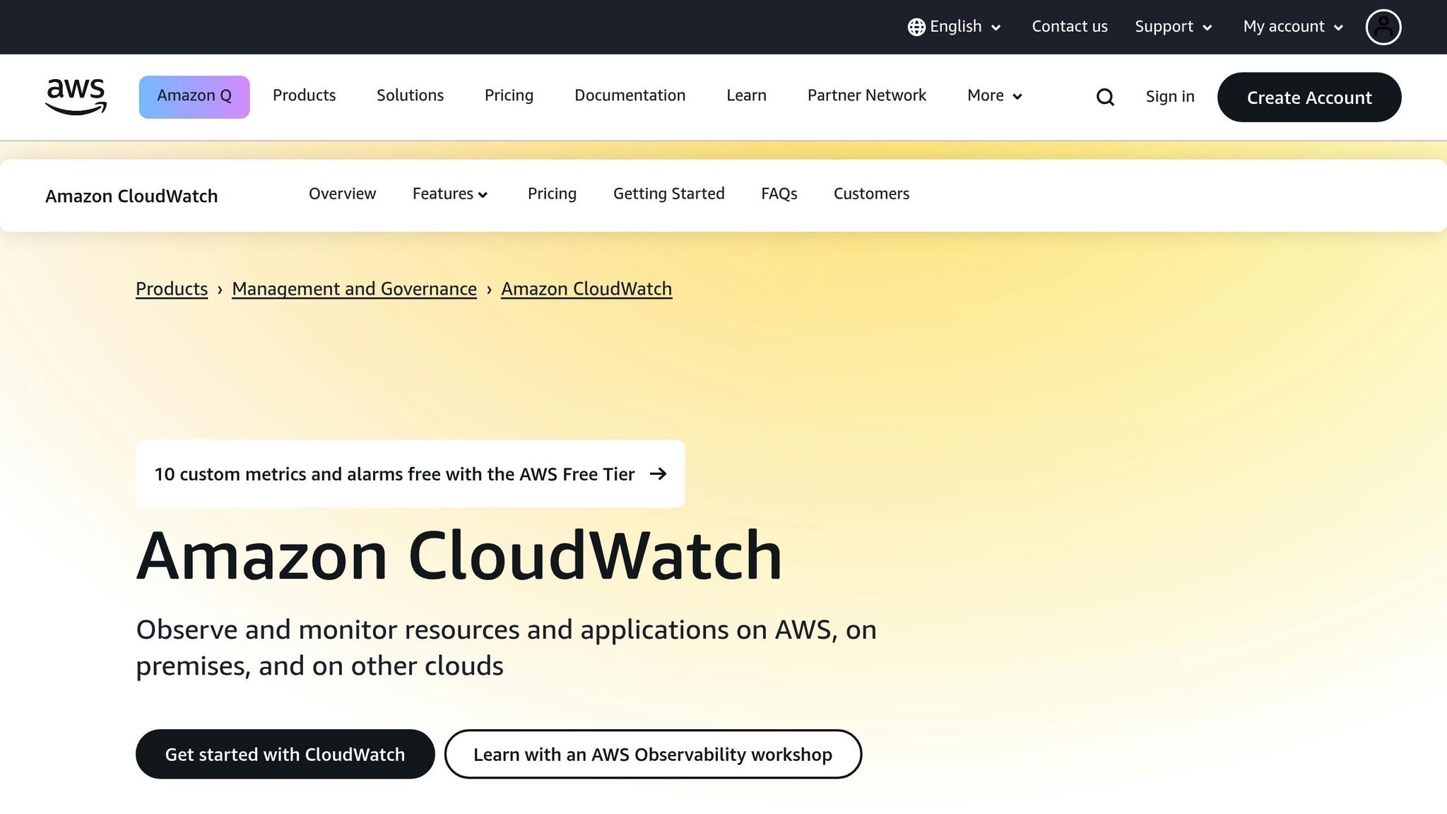 Amazon CloudWatch