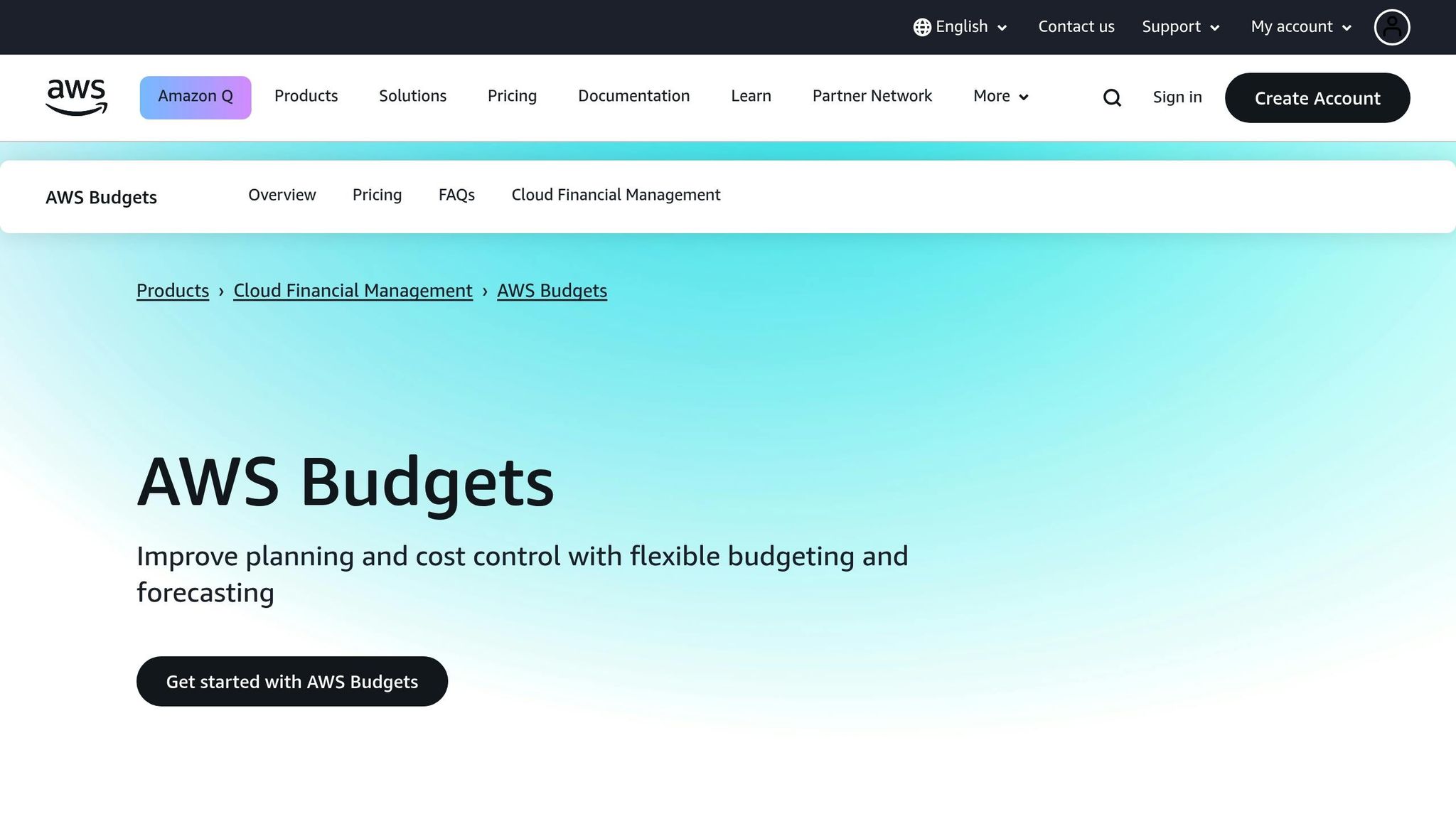 AWS Budgets