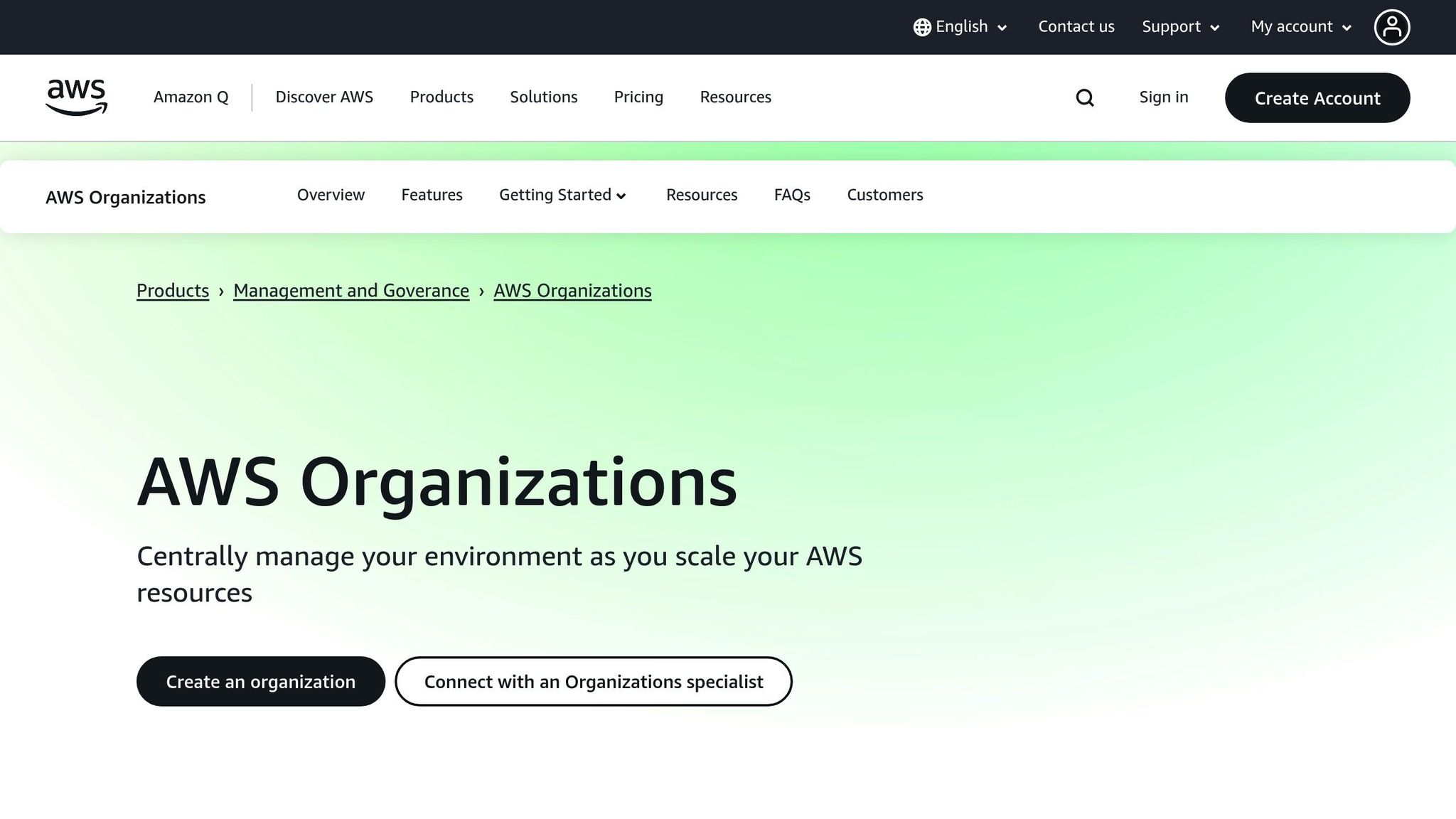 AWS Organizations