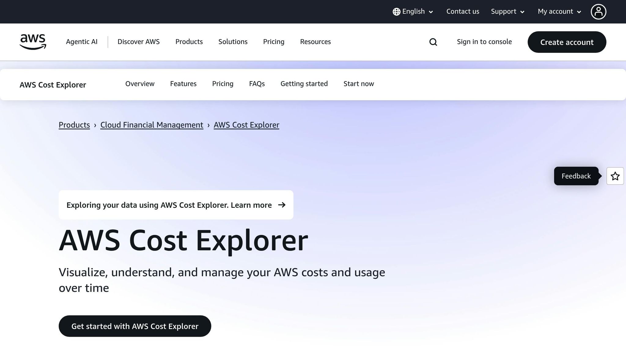 AWS Cost Explorer