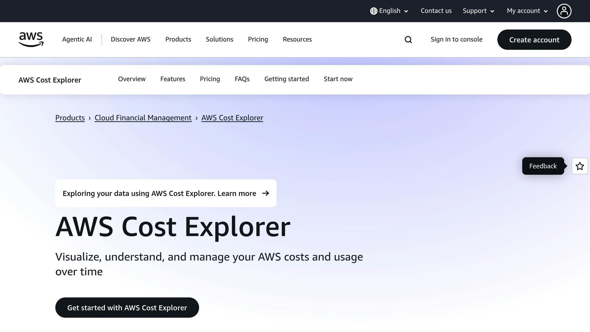 AWS Cost Explorer