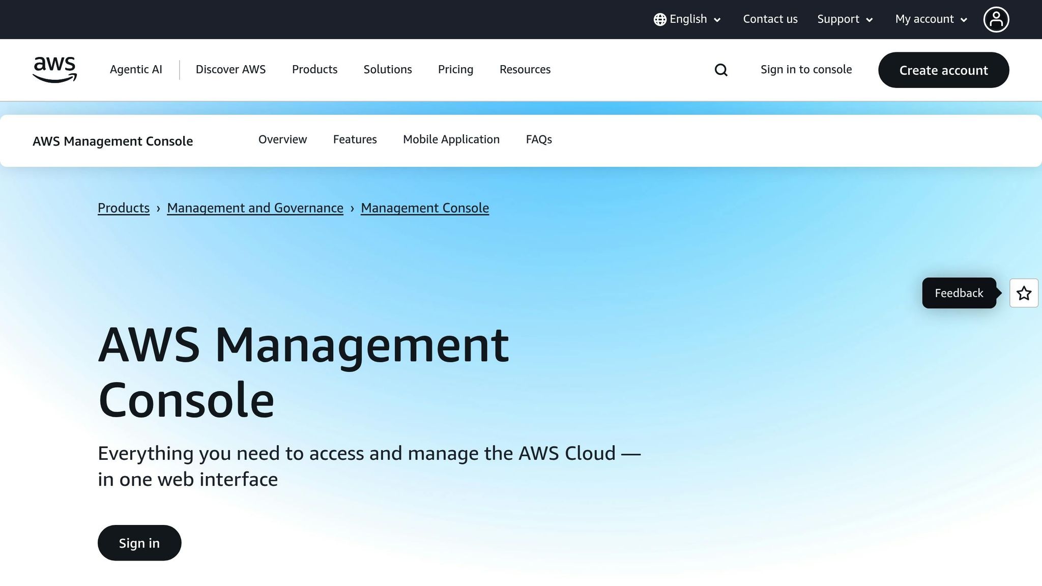 AWS Management Console