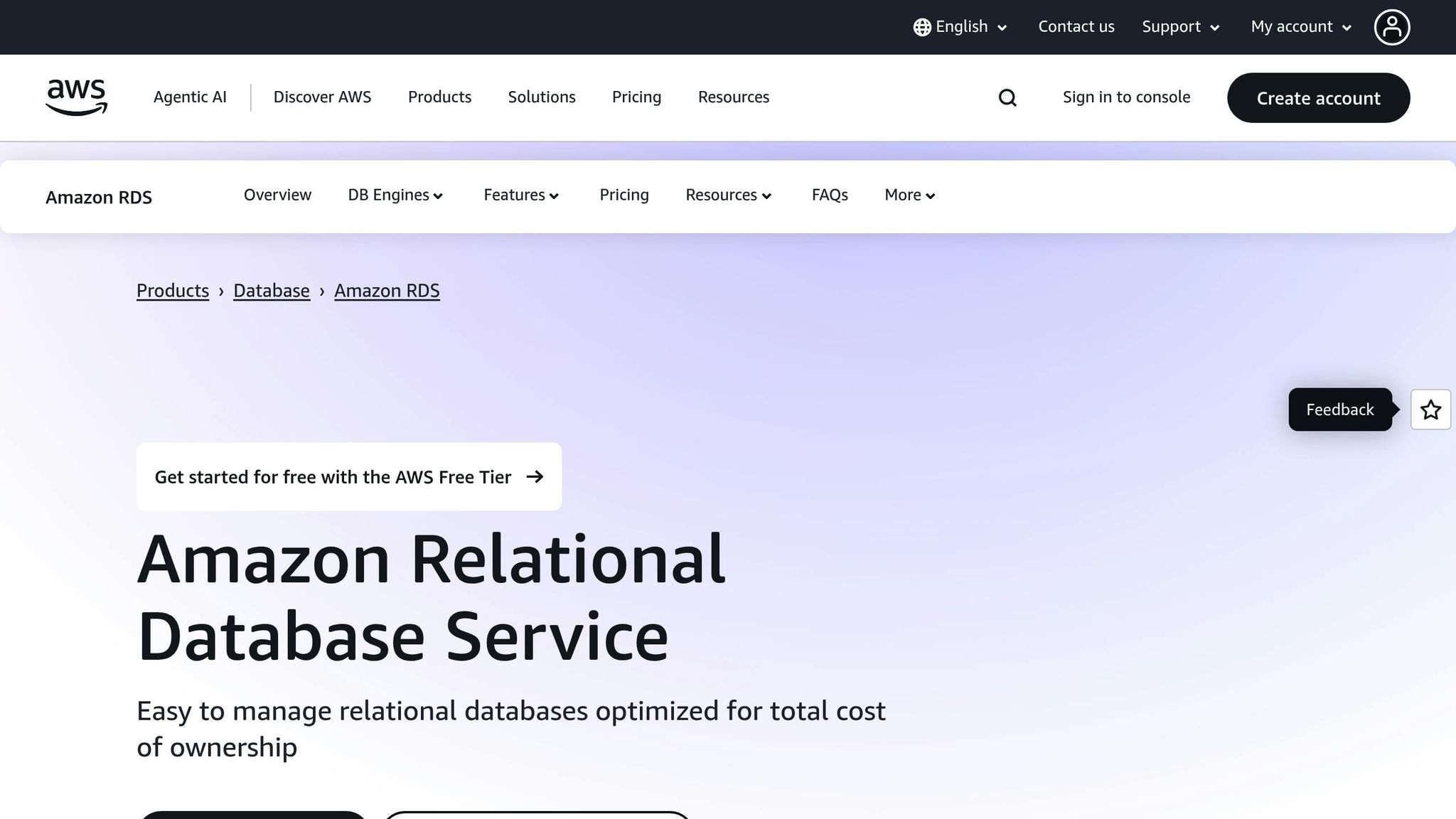 AWS RDS