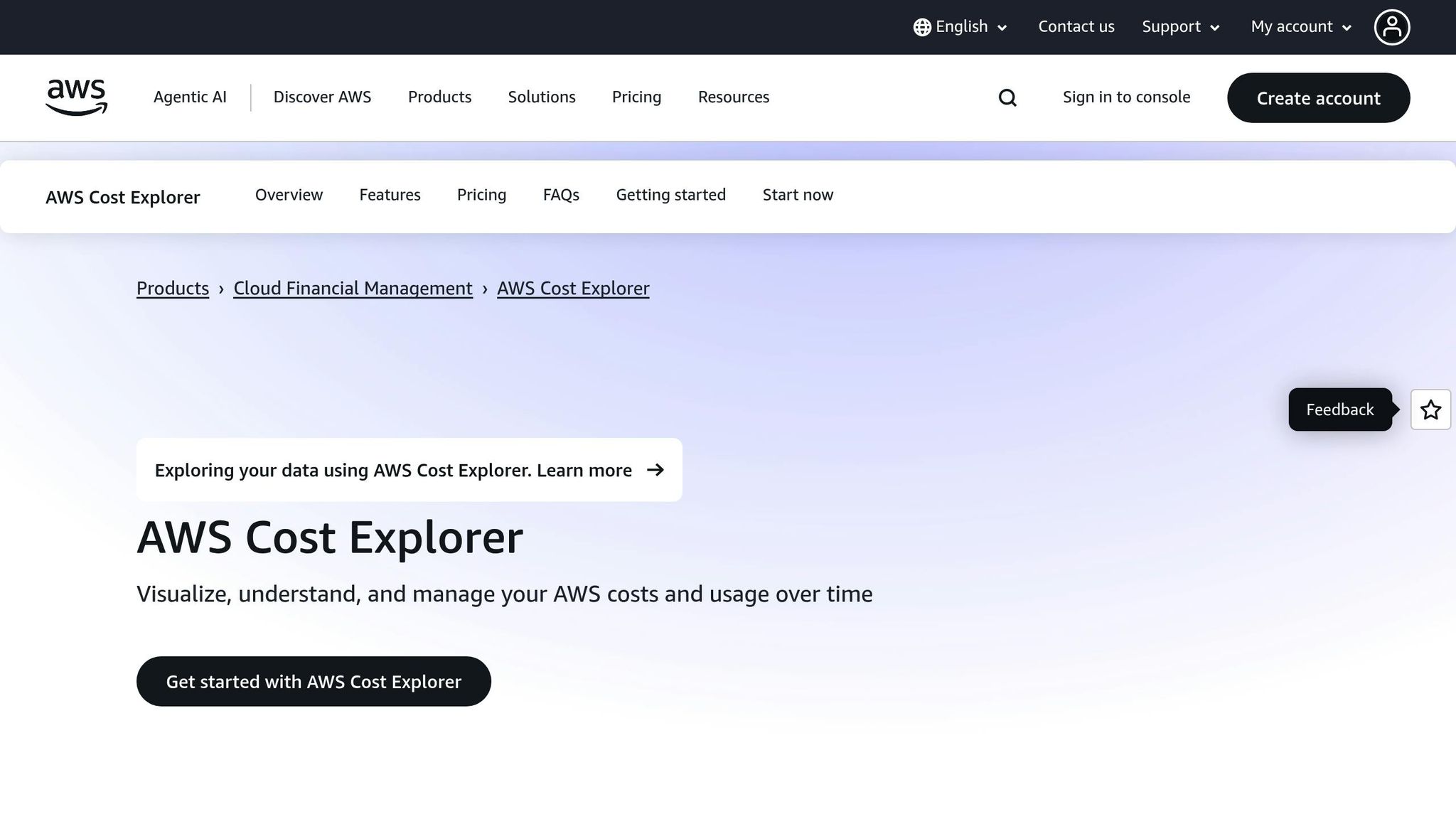 AWS Cost Explorer
