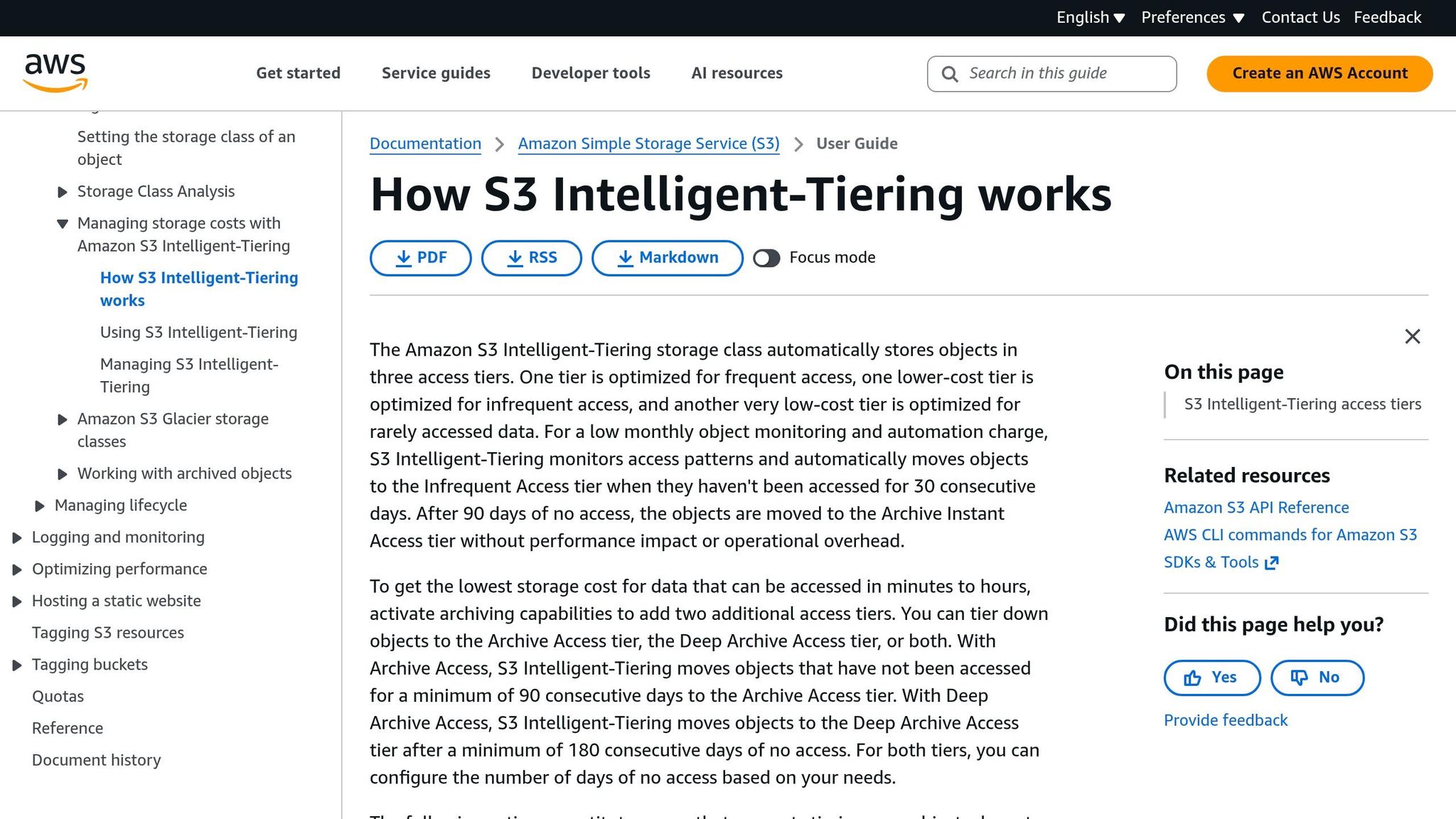 S3 Intelligent-Tiering