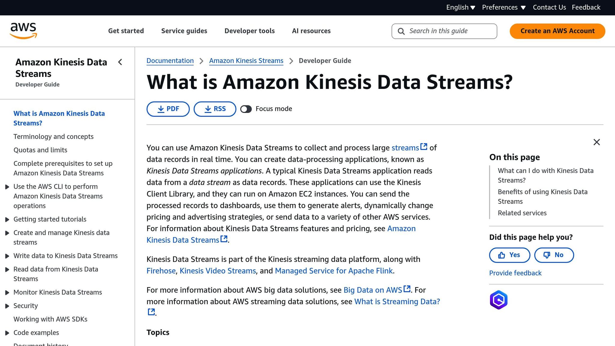 Amazon Kinesis Data Streams