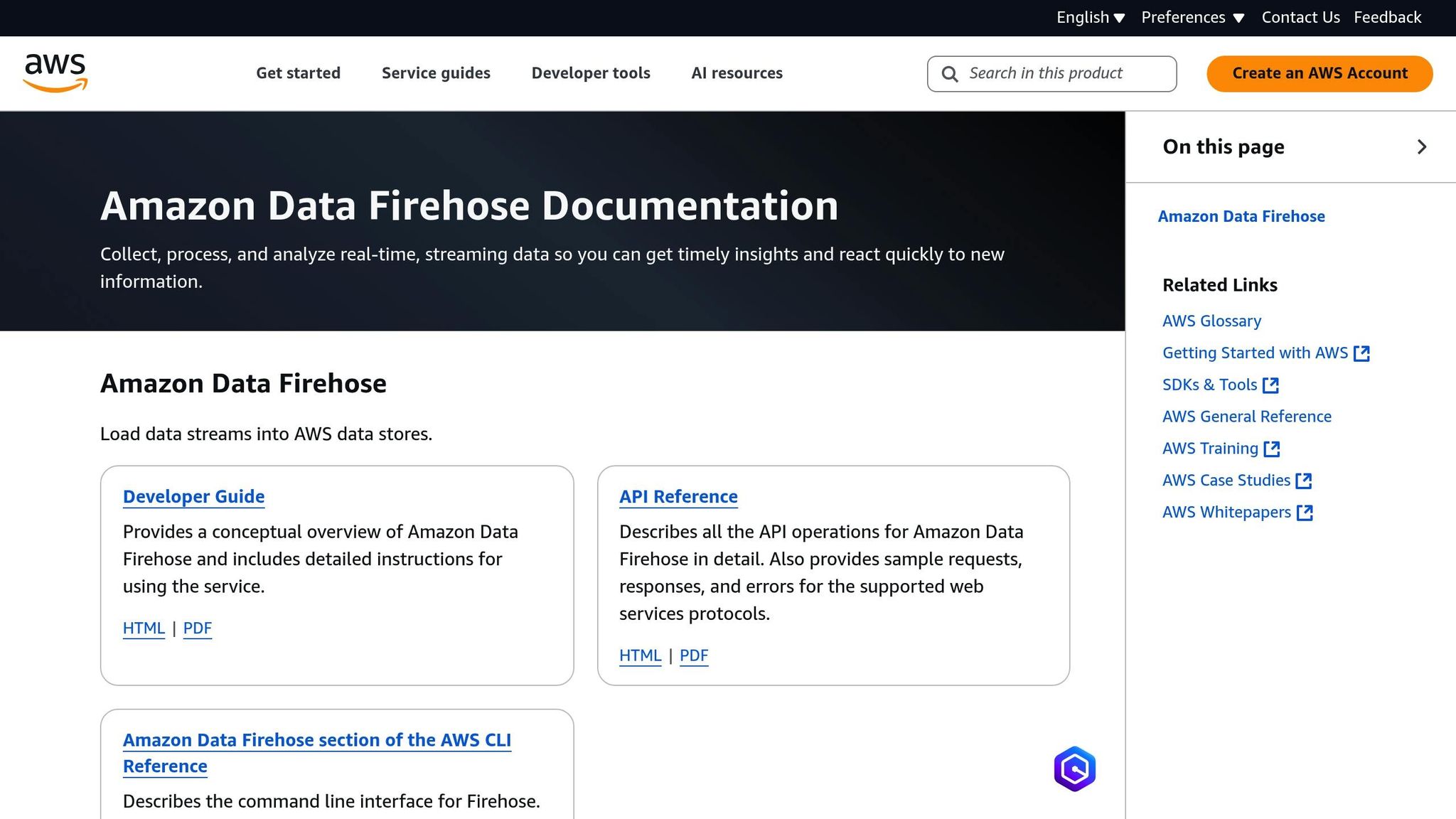 Amazon Kinesis Data Firehose