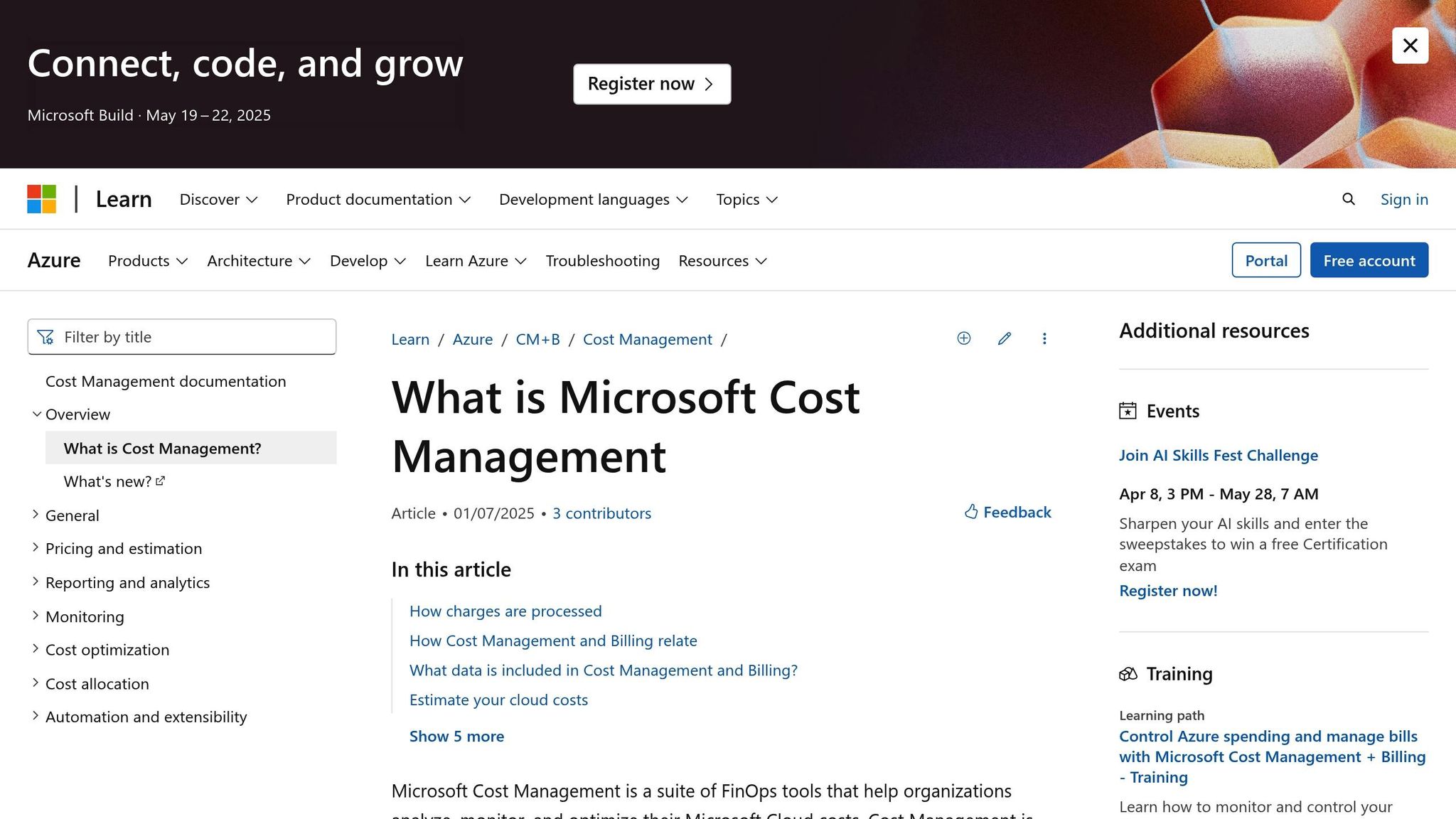 Azure Cost Management