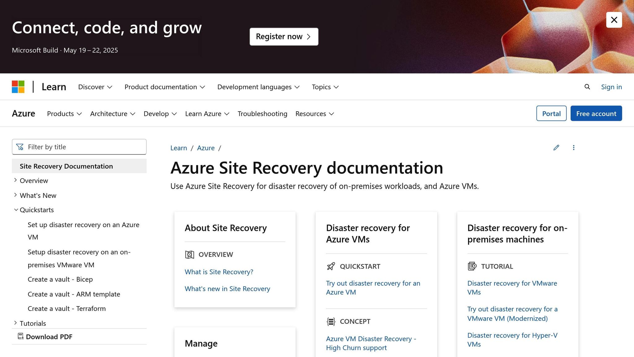 Azure Site Recovery
