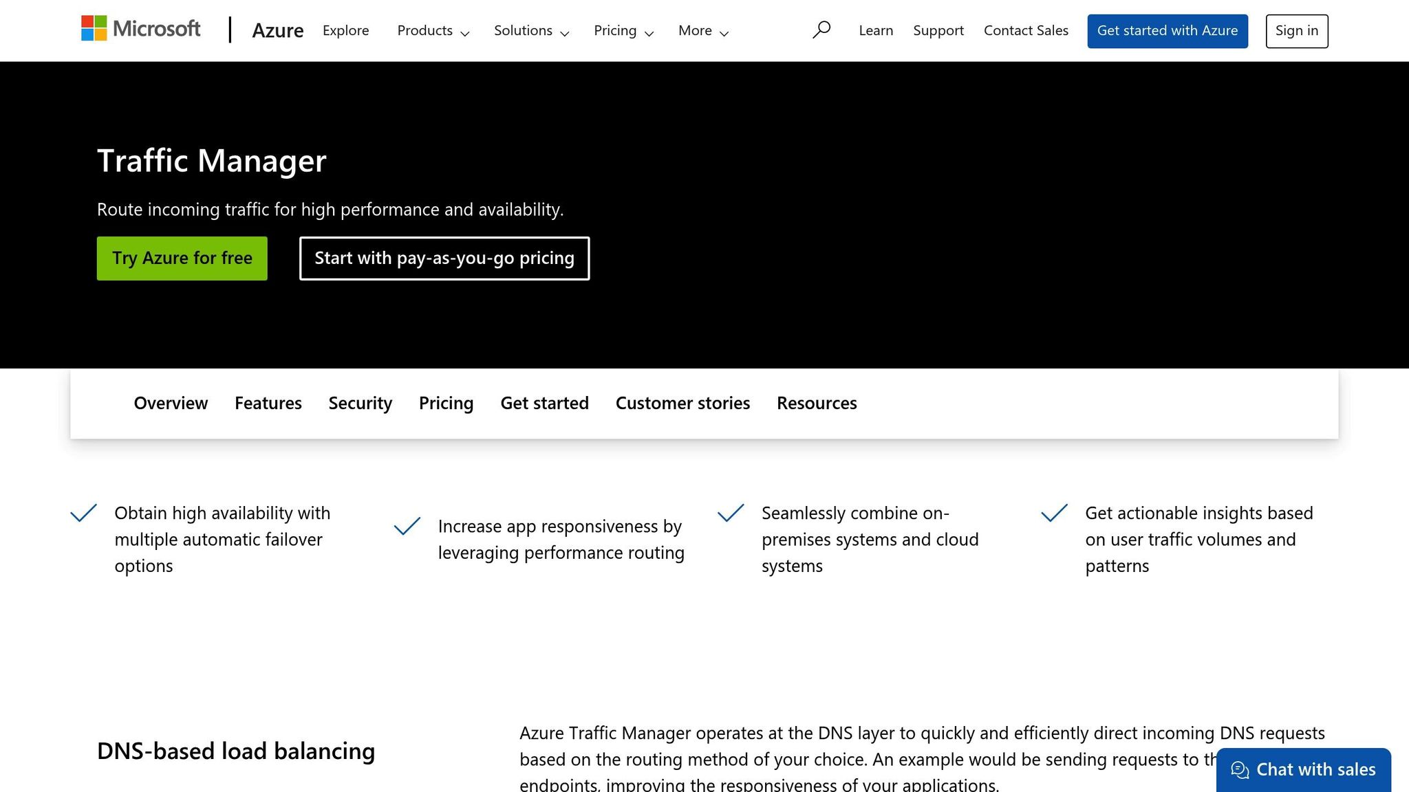 Azure Traffic Manager