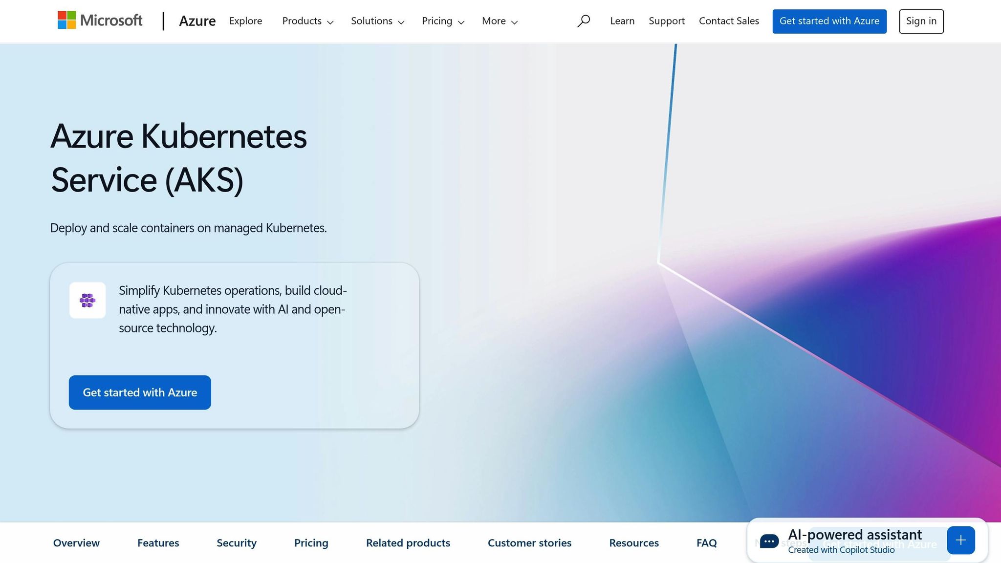 Azure Kubernetes Service