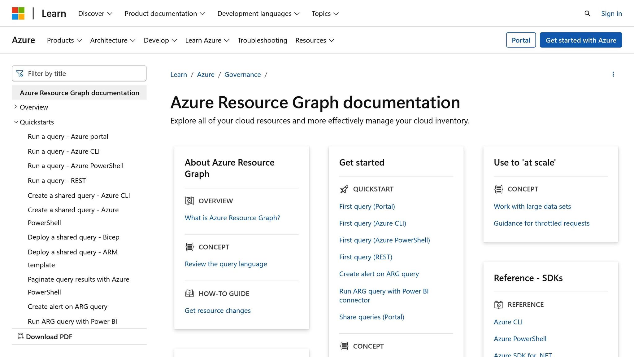 Azure Resource Graph