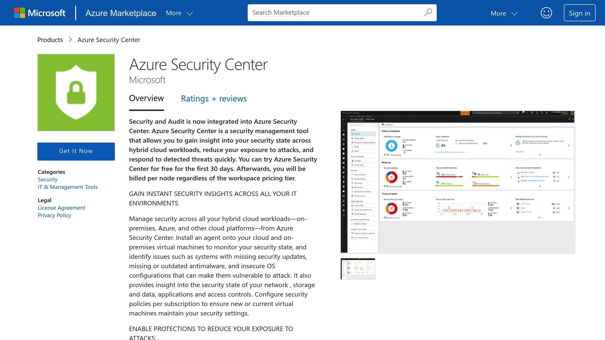 Azure Security Centre