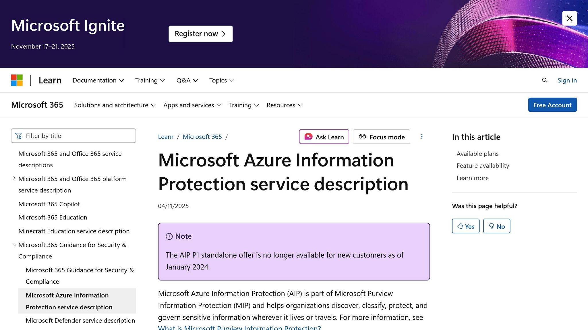 Azure Information Protection