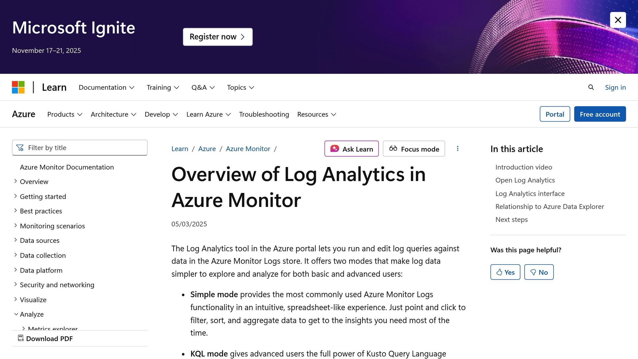Log Analytics