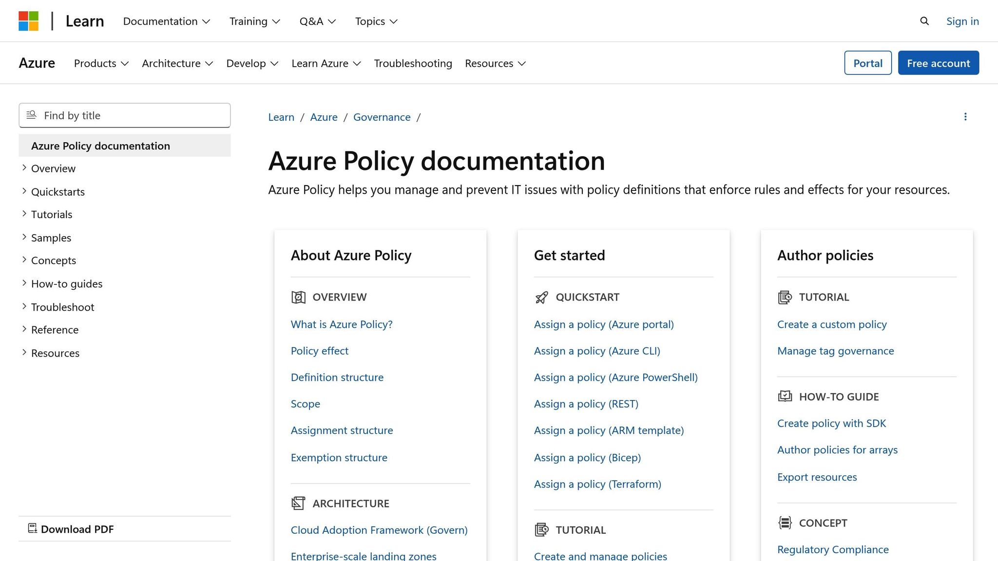 Azure Policy