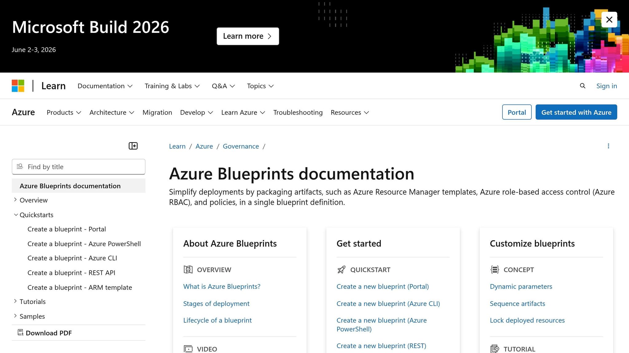 Azure Blueprints