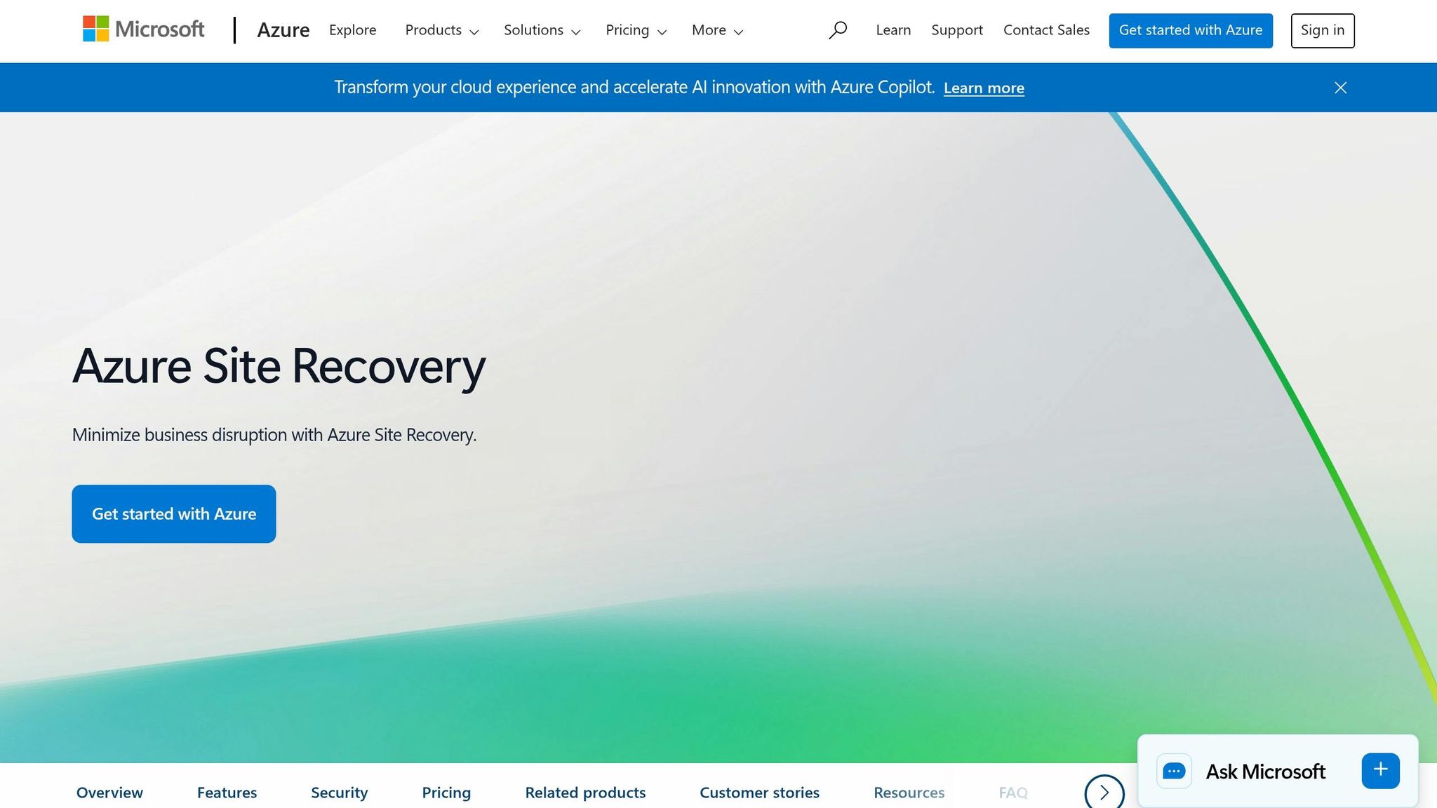 Azure Site Recovery