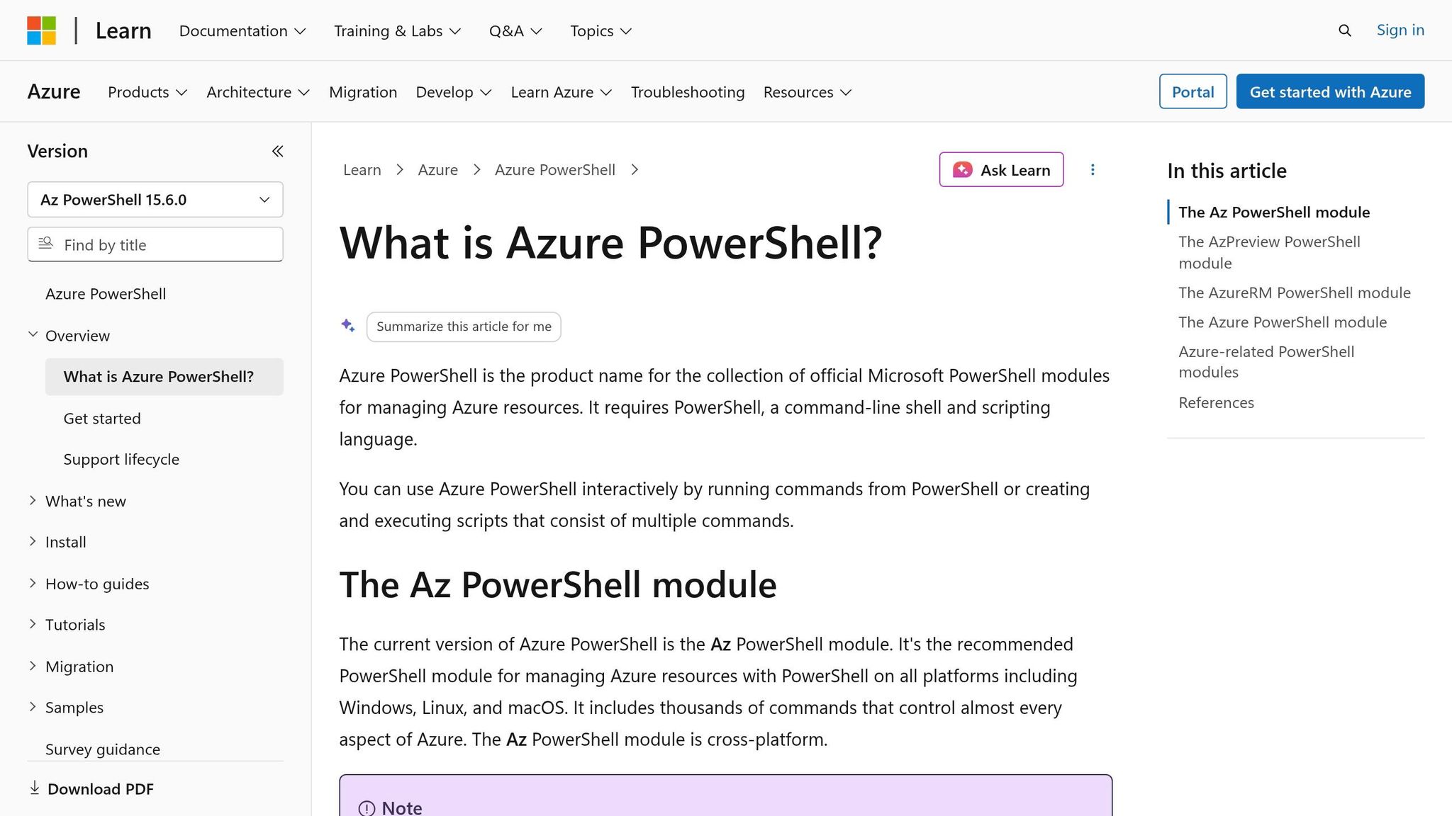 Azure PowerShell