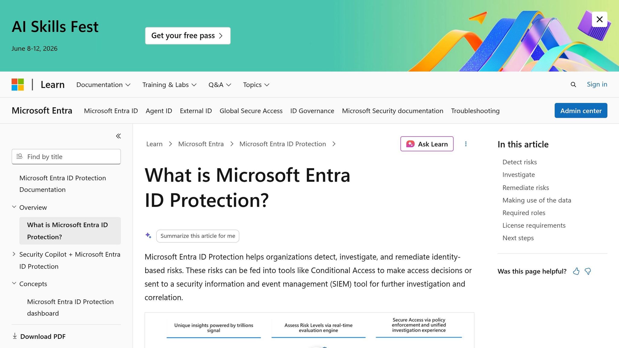 Azure Identity Protection