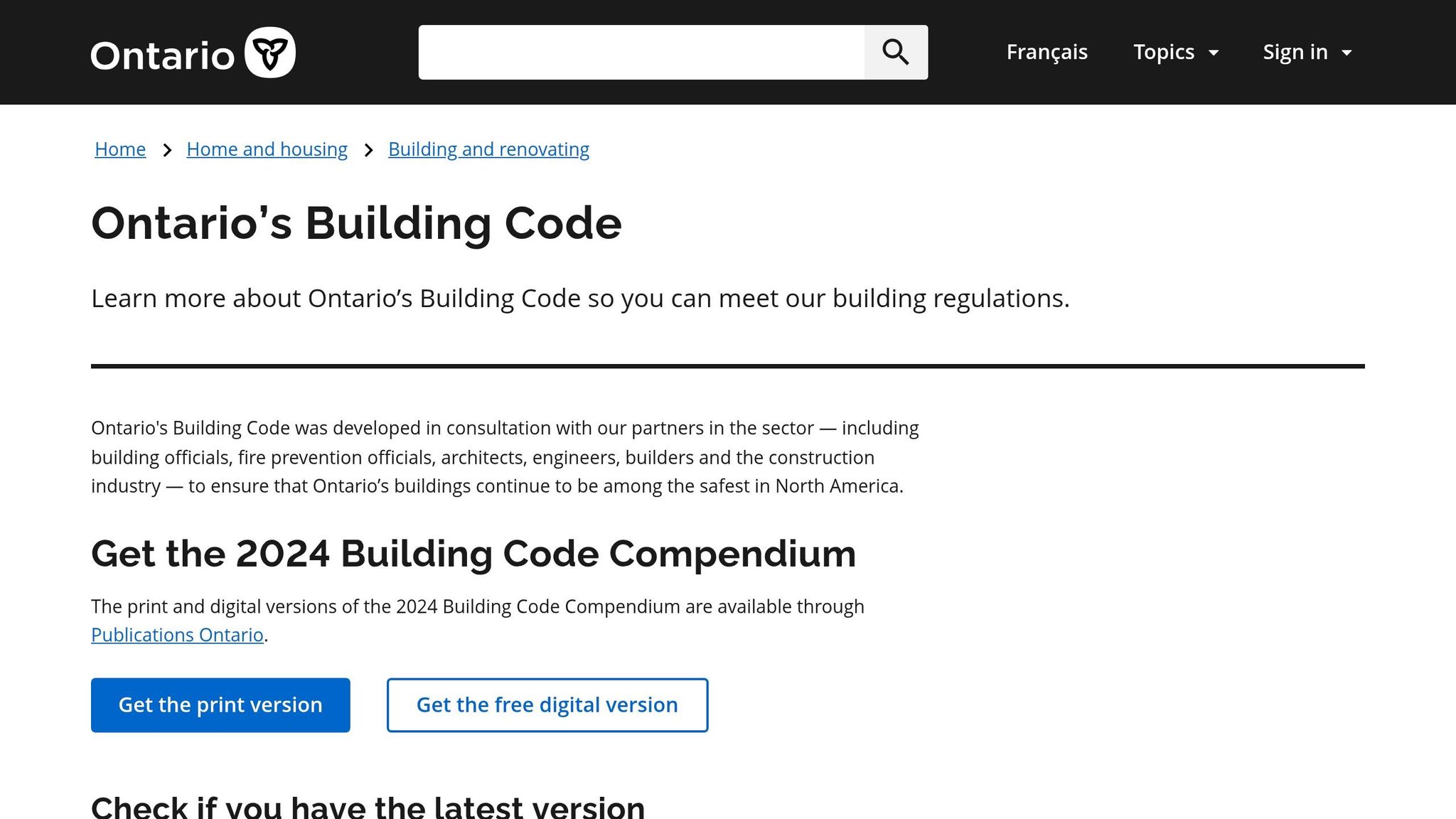 Ontario Building Code