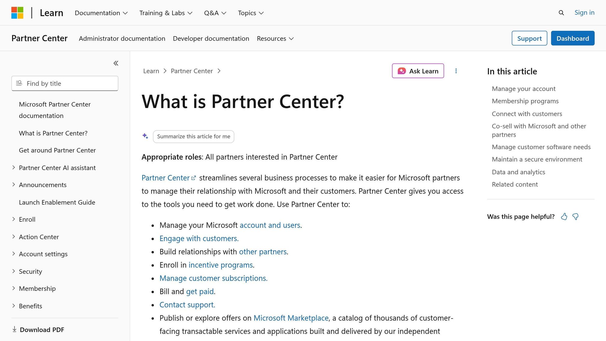 Partner Center