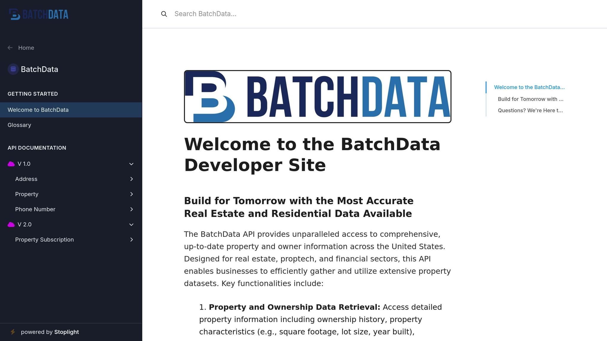 BatchData API