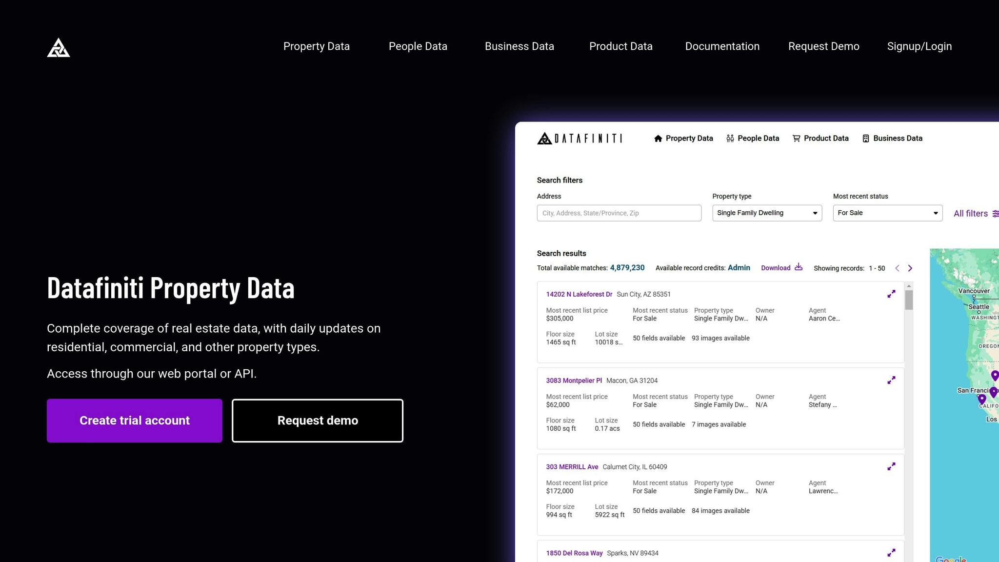 Datafiniti Property Data API