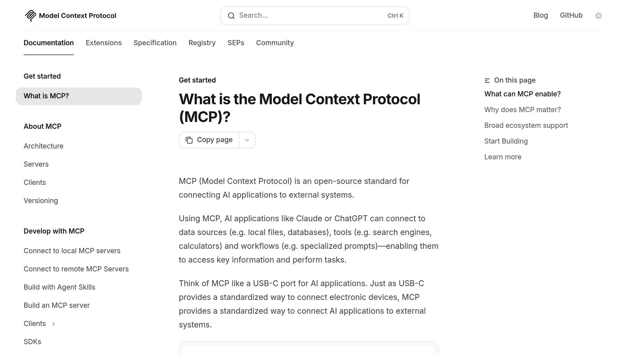 Model Context Protocol