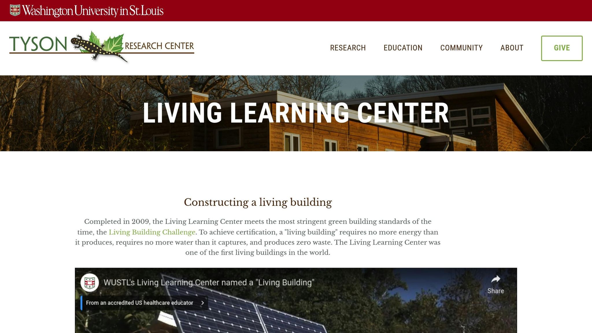 Tyson Living Learning Center