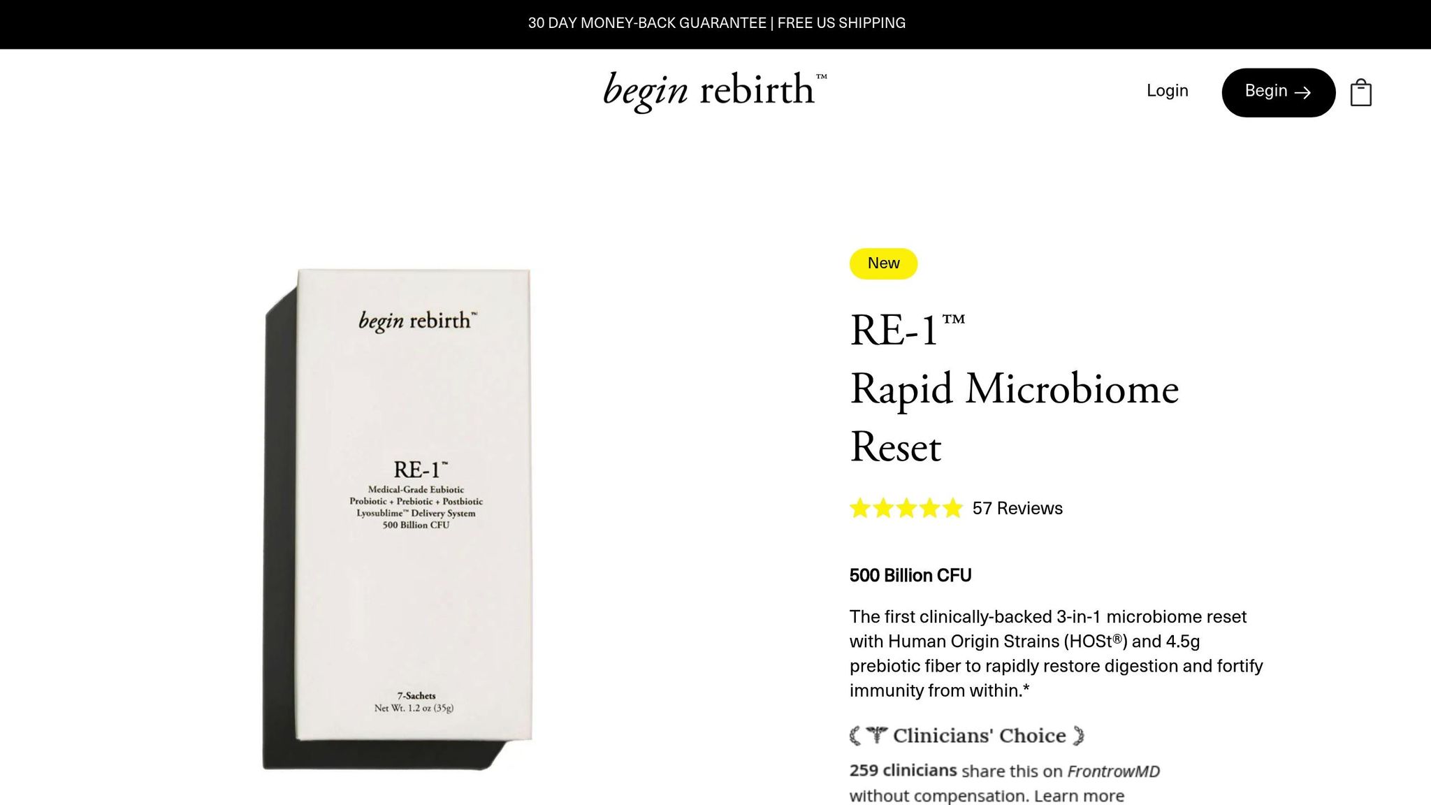 Begin Rebirth RE-1