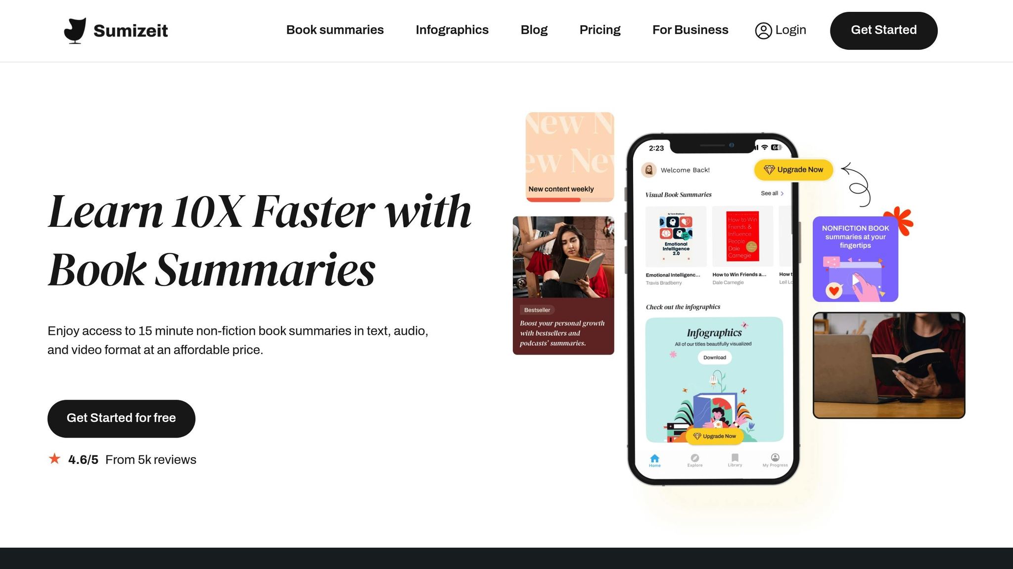 Book Summarizers: Sumizeit