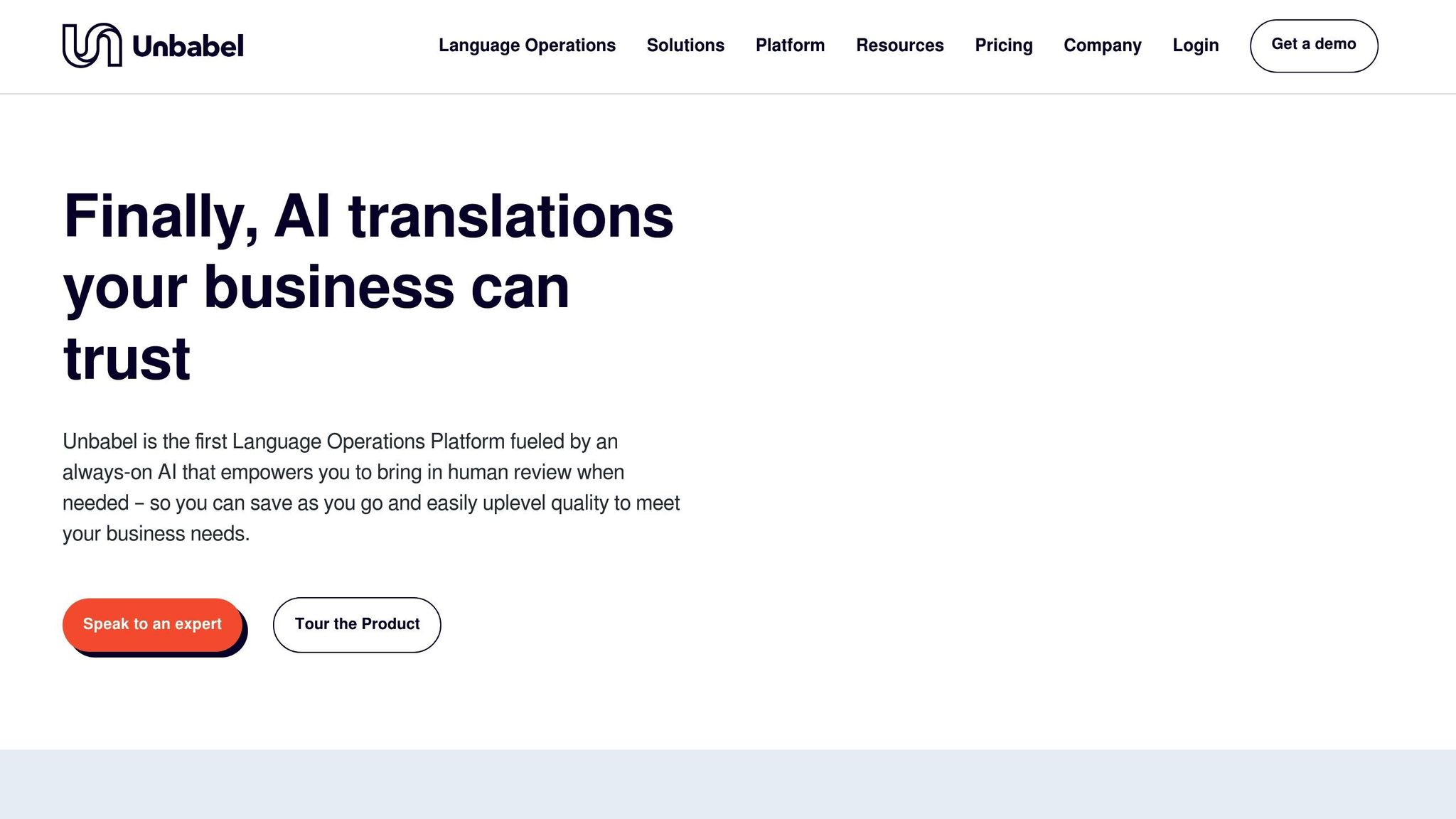 Multilingual Language Support Unbabel
