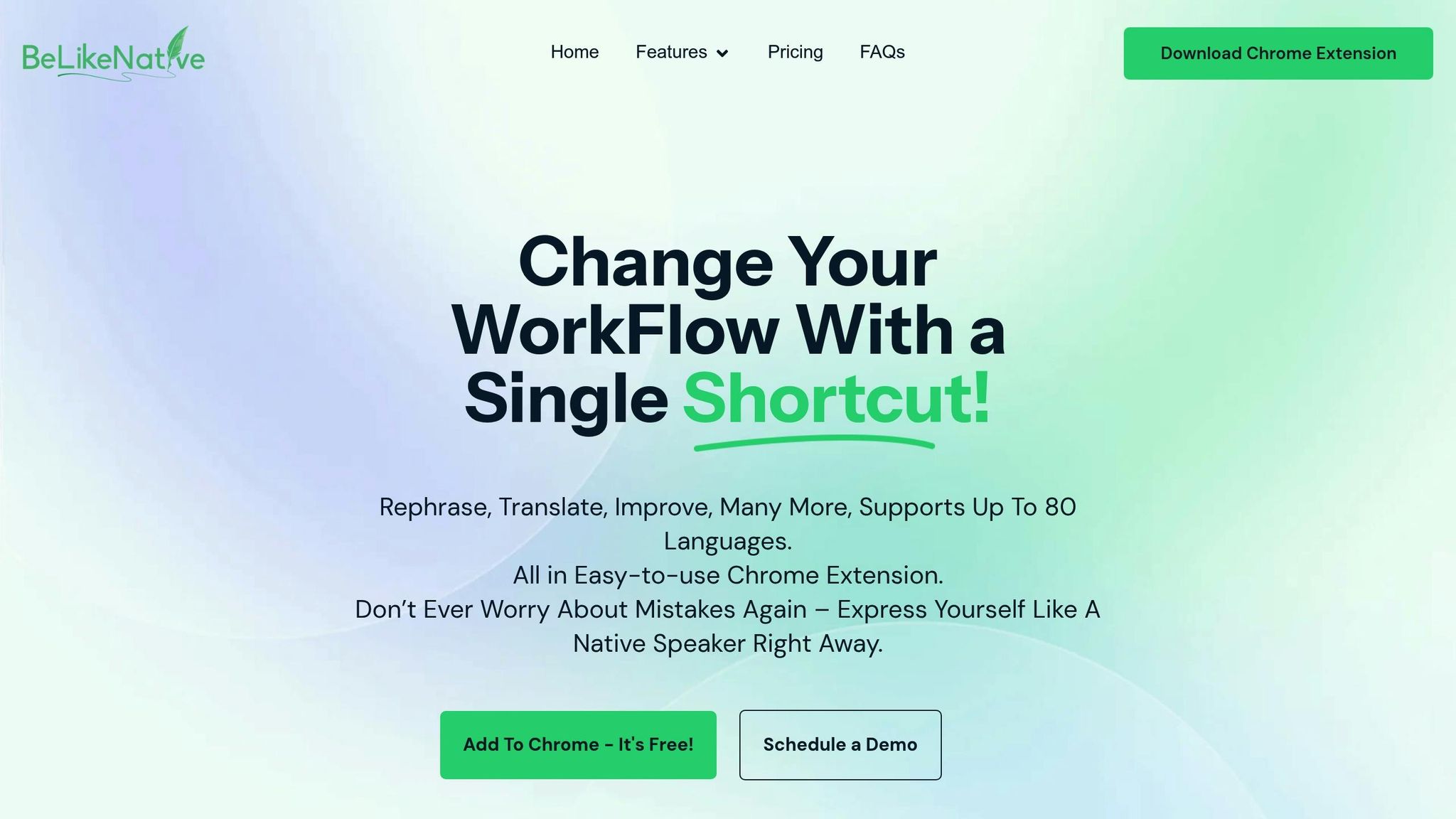 Multilingual Customer support: BeLikeNative