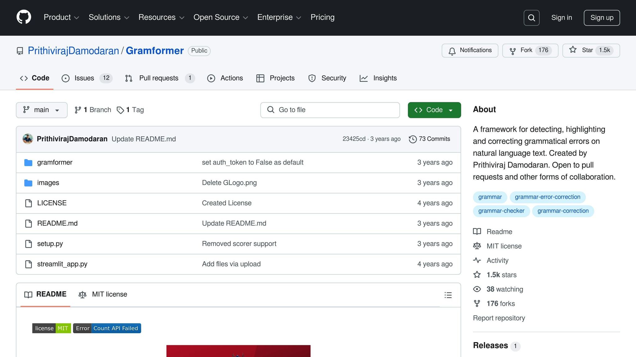 Context Sensitive Grammar Gramformer