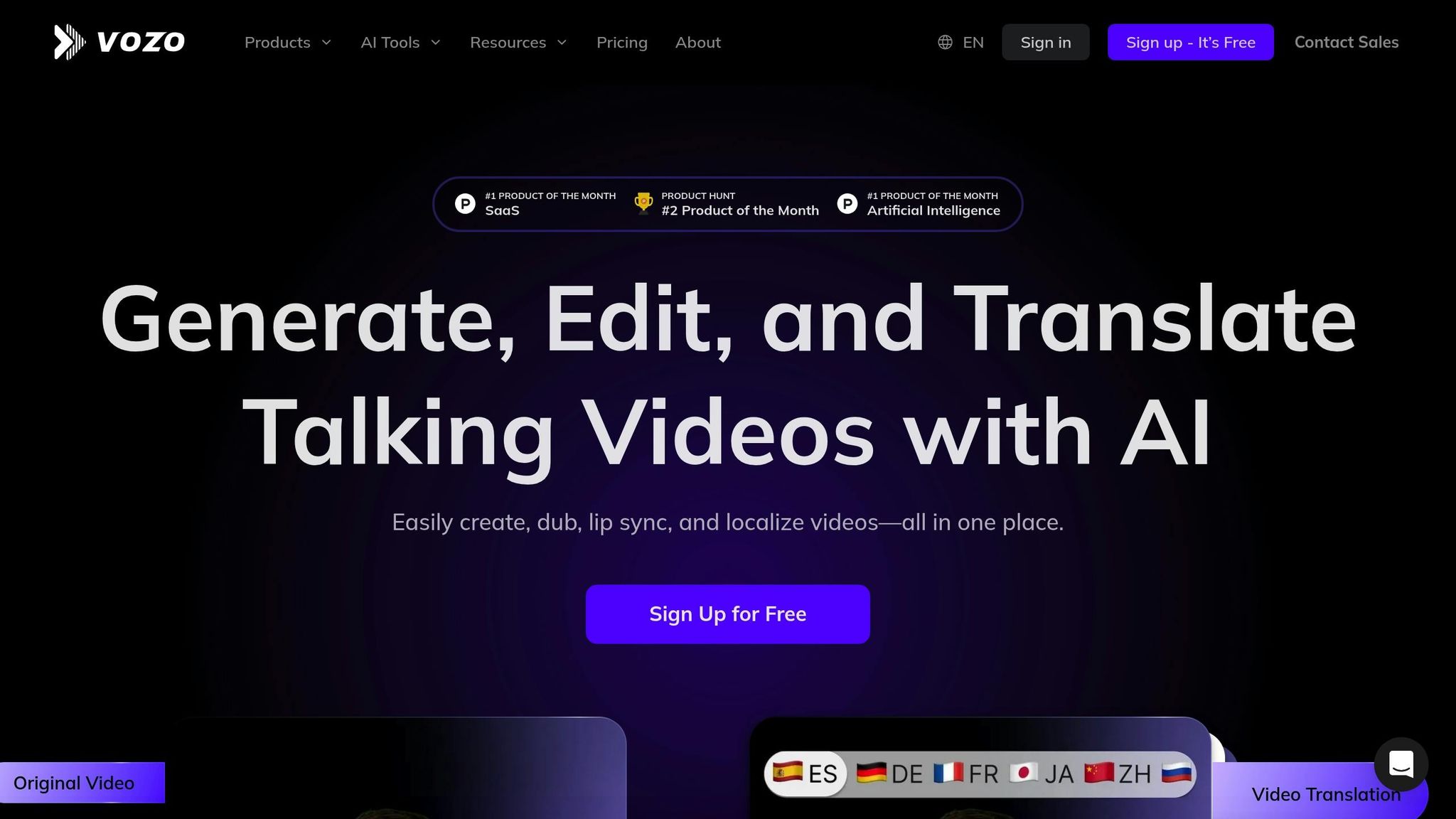 Content Localization Vozo